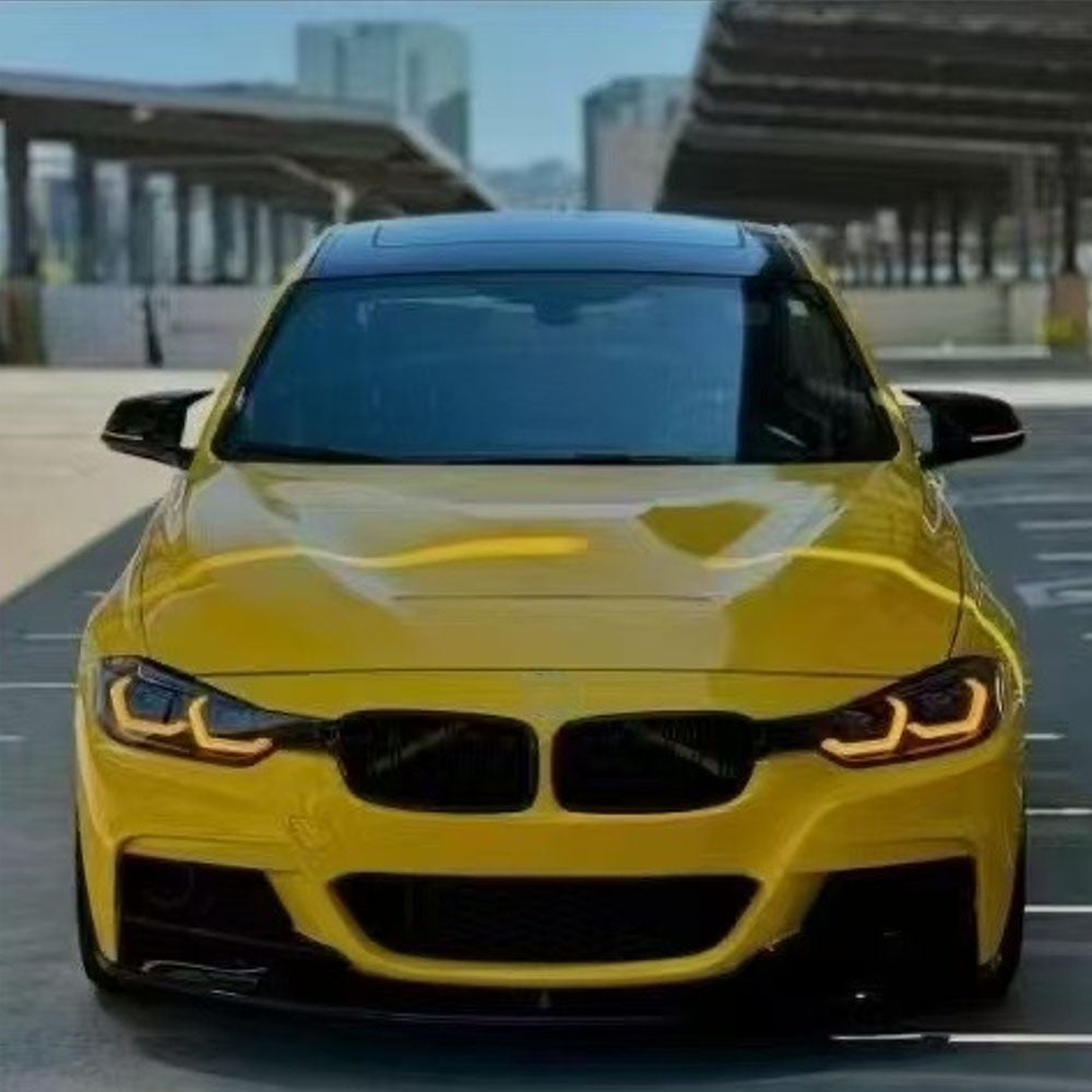 F30 3 Series G80 Style Duel Colour Lazer Headlights (White/Yellow)