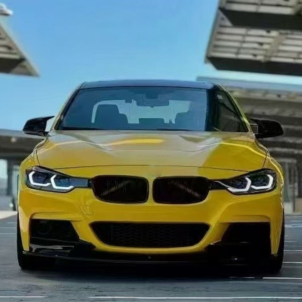 F30 3 Series G80 Style Duel Colour Lazer Headlights (White/Yellow)