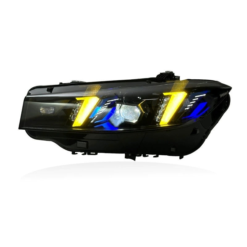 G20 3 Series Fangs Style Duel Colour Headlights