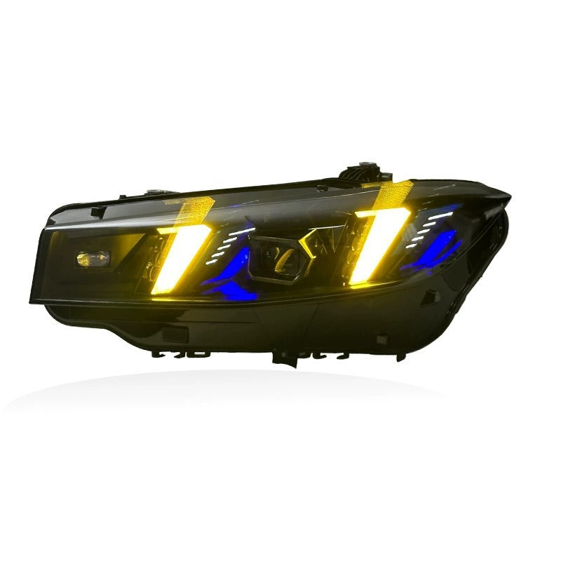 G20 3 Series Fangs Style Duel Colour Headlights