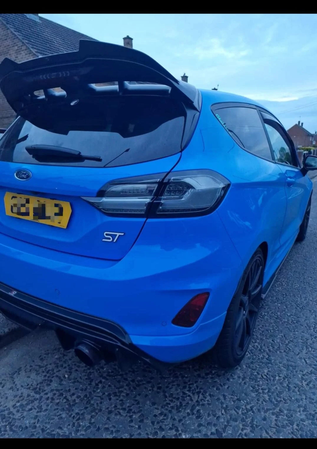 LED DRL Rear lights Ford Fiesta 8 MK8 17-Now black smoke