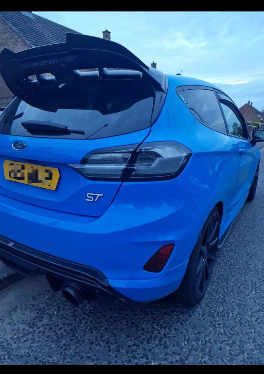 LED DRL Rear lights Ford Fiesta 8 MK8 17-Now black smoke