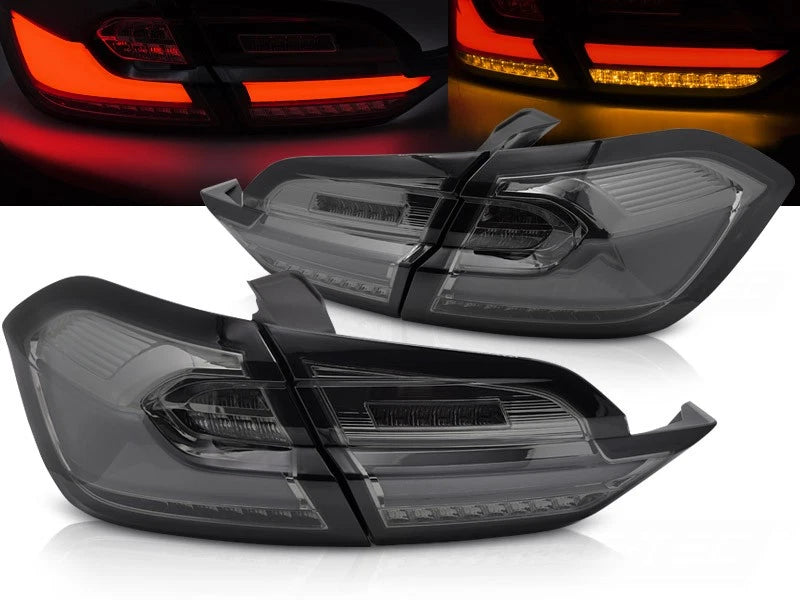 LED DRL Rear lights Ford Fiesta 8 MK8 17-Now black smoke