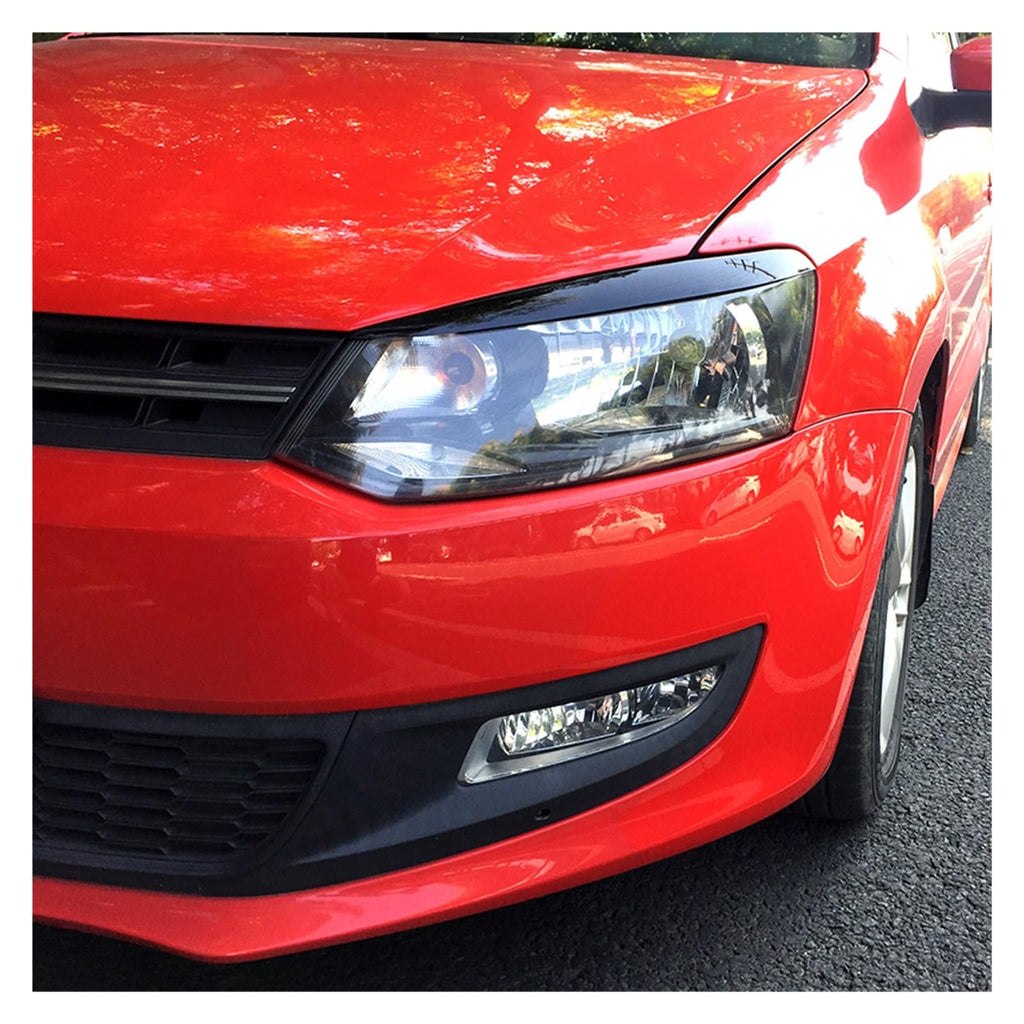 Gloss Black Eyelids for VW POLO MK5 6R 6C